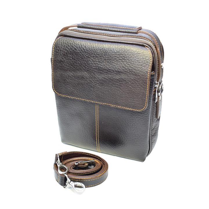 کیف دوشی چرم طبیعی آروین چرم کد AR-139